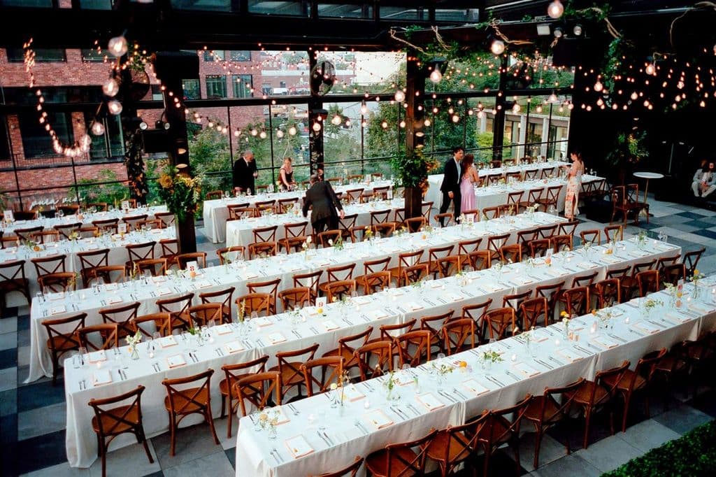A tablescape from a recent Mostest wedding
